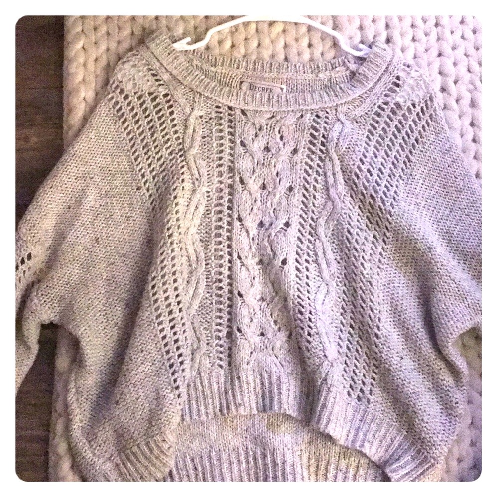 Gray Oversized Sweater